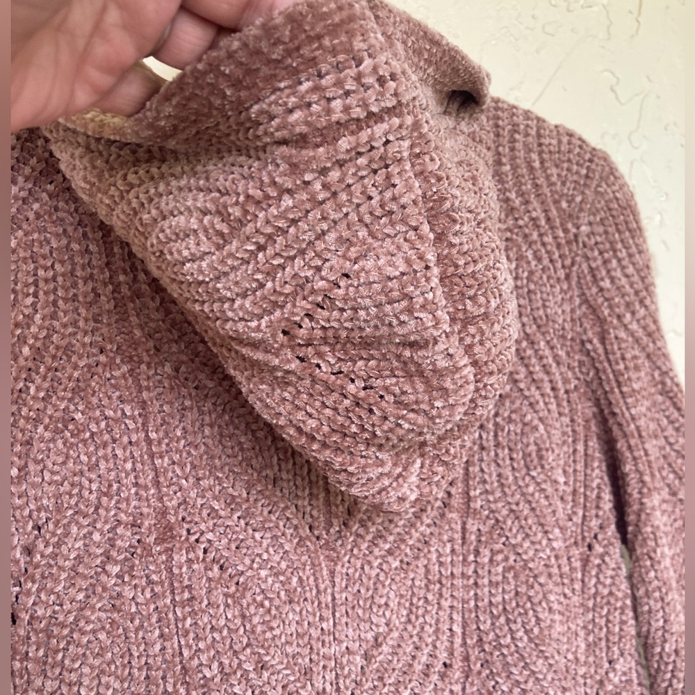 Saltwater LUXE Tan Knit Hooded Cardigan - Picture 6 of 7